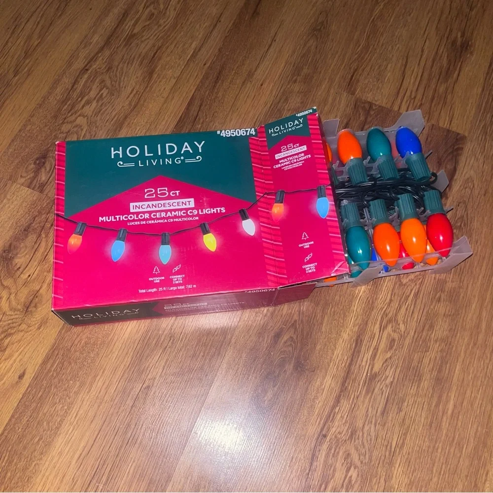 Multicolor Ceramic C9 Lights